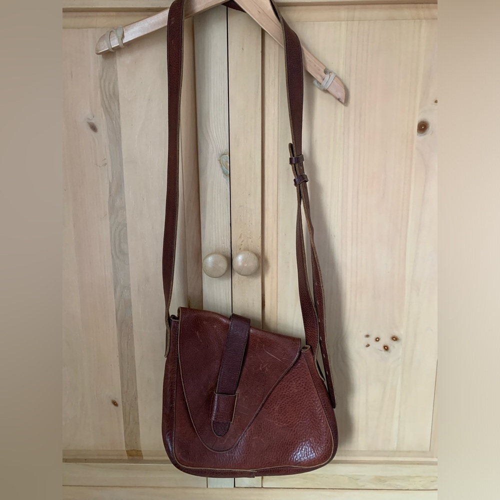 Brown Leather Crossbody Bag